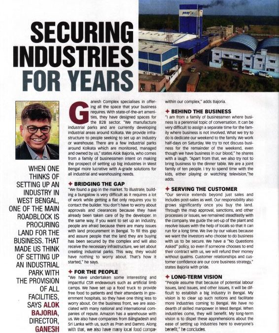SECURING INDUSTRIES FOR YEARS