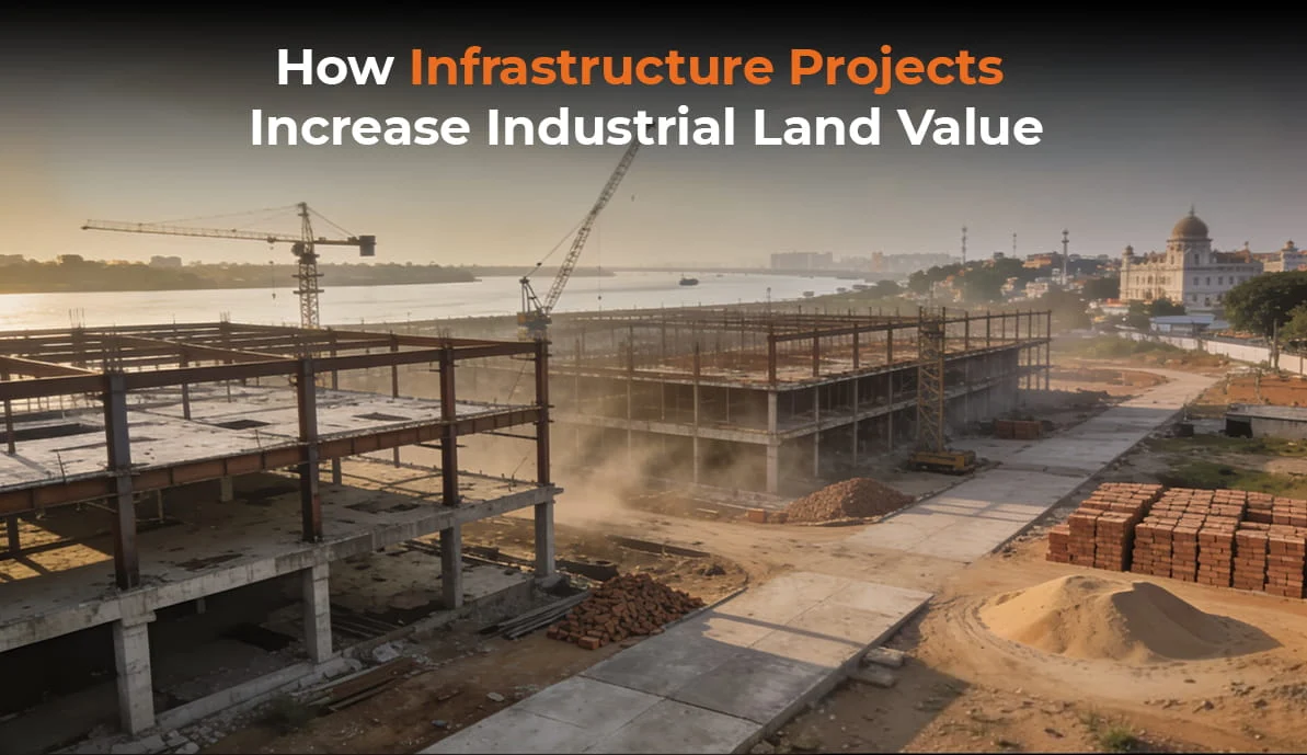 Infrastructure impact on industrial land value