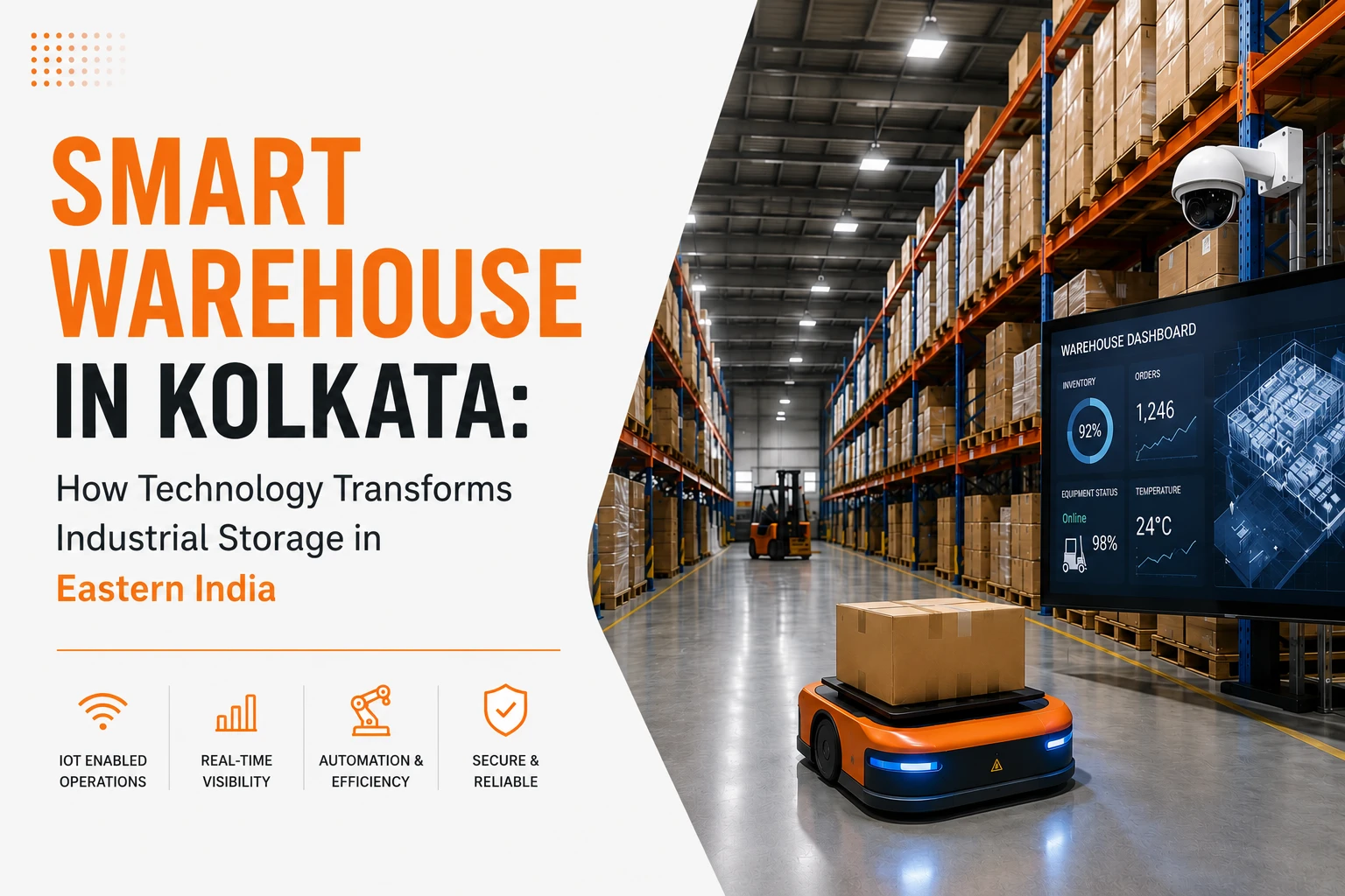 Smart Warehouse in Kolkata How Technology Transforms Industrial Storage in Eastern India Smart warehouse at Ganesh Complex