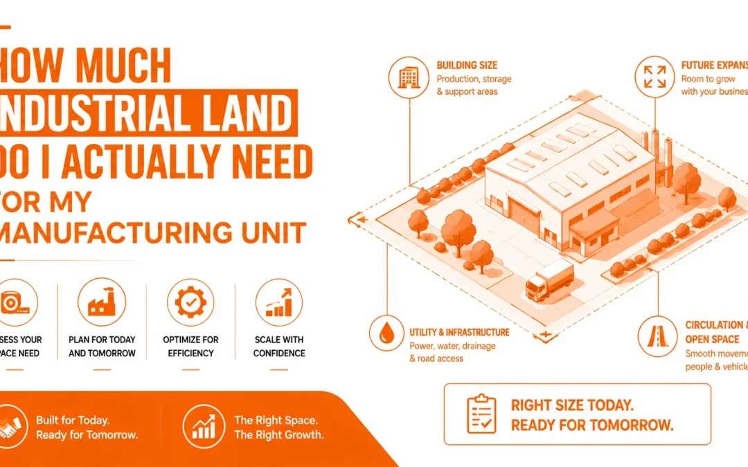How Much Industrial Land Do I Actually Need for My Manufacturing Unit