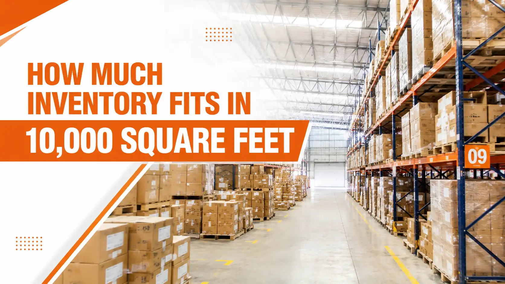 Inventory in 10000 square feet