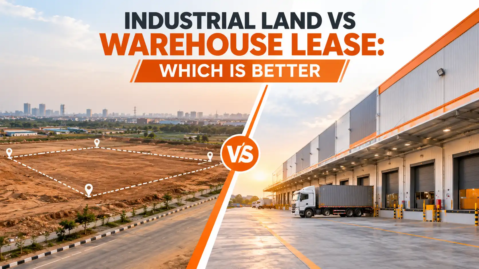 Industrial land vs warehouse lease comparison